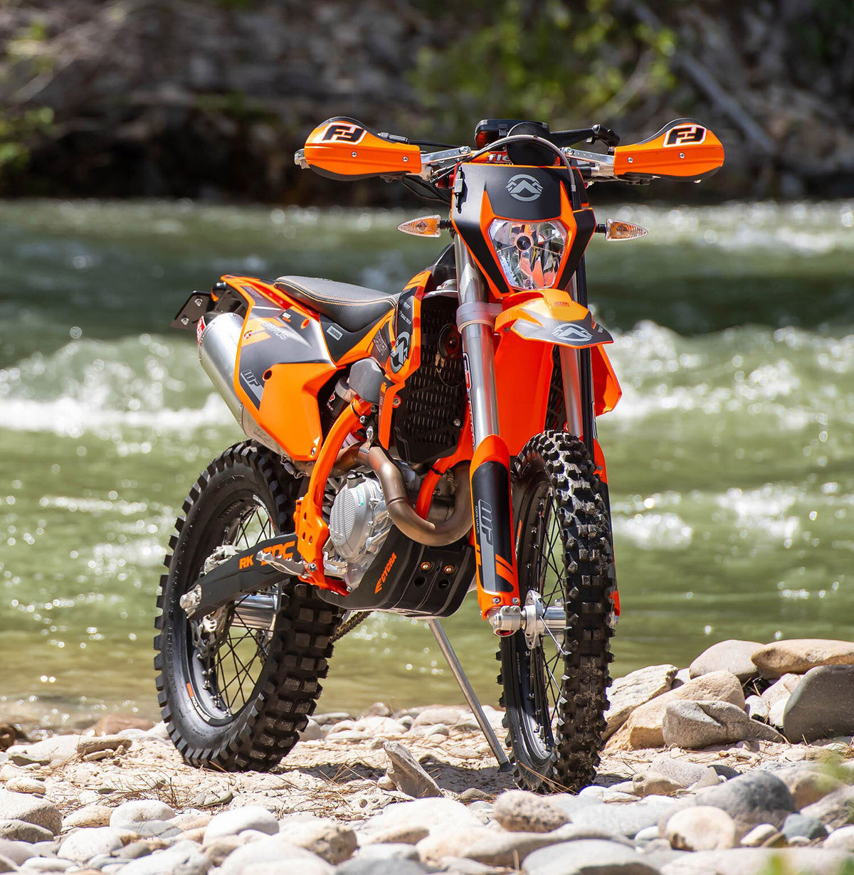 2017 - 2019 EXC-F / XC-W - ORANGE / BLACK GRAPHICS KIT