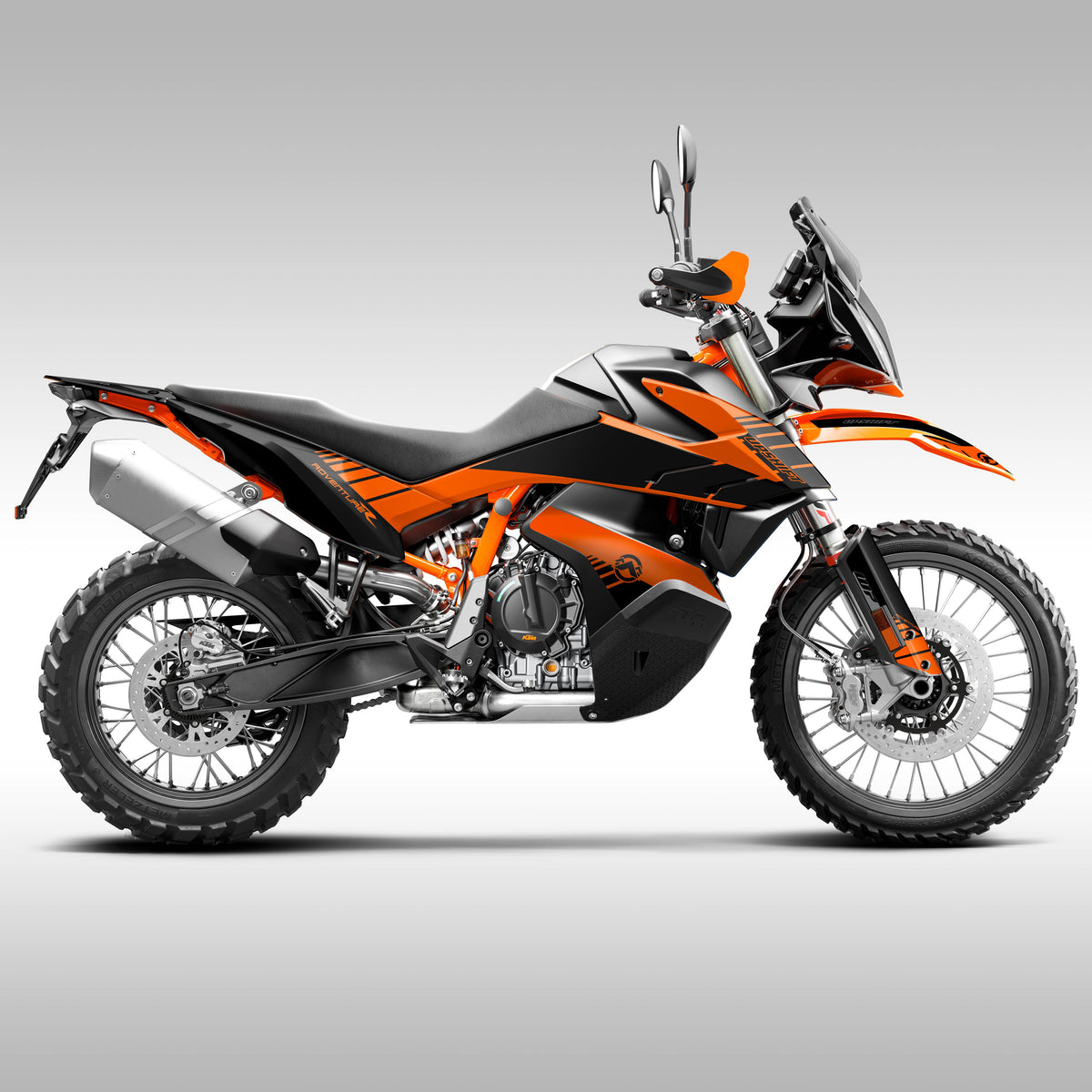 2019 - 2022 790 / 890 ADVENTURE - ORANGE / BLACK - GRAPHICS KIT