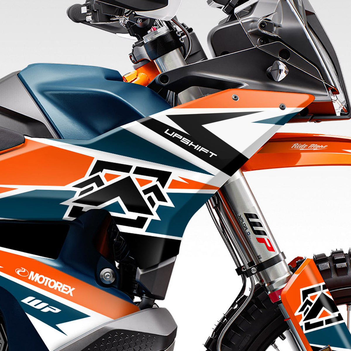 2023 - 2024 890 ADVENTURE - BLUE / ORANGE CRUSH - GRAPHICS KIT