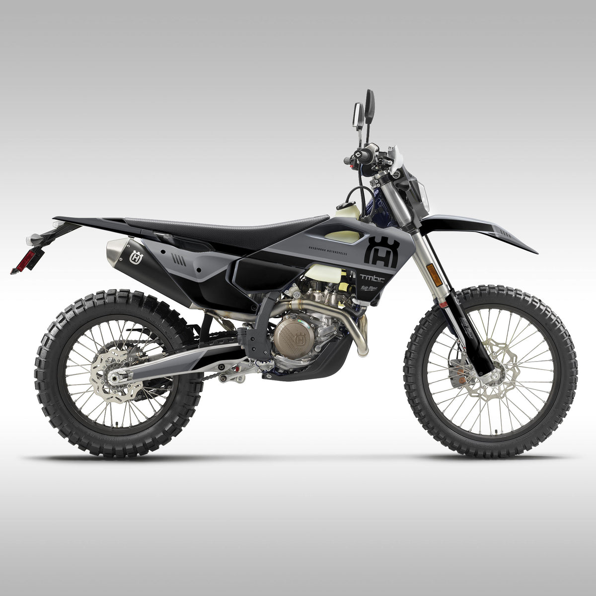 2023 - 2024 HUSQVARNA FE, TE, FX, TX - BASELINE GRAY - GRAPHICS KIT