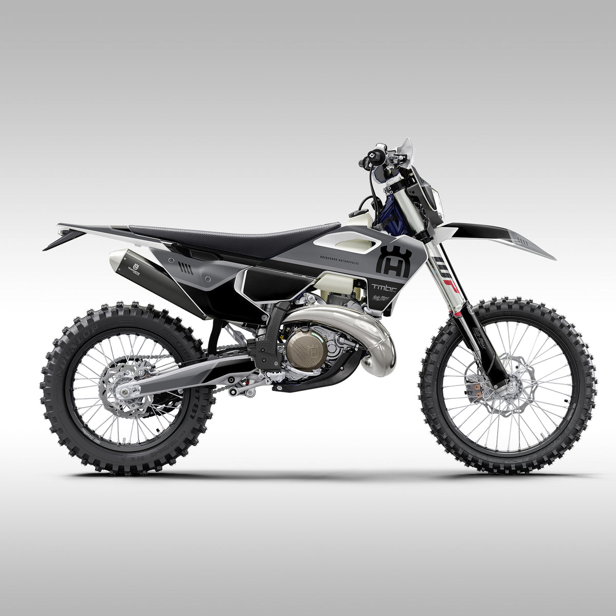 2023 - 2024 HUSQVARNA FE, TE, FX, TX - BASELINE GRAY - GRAPHICS KIT