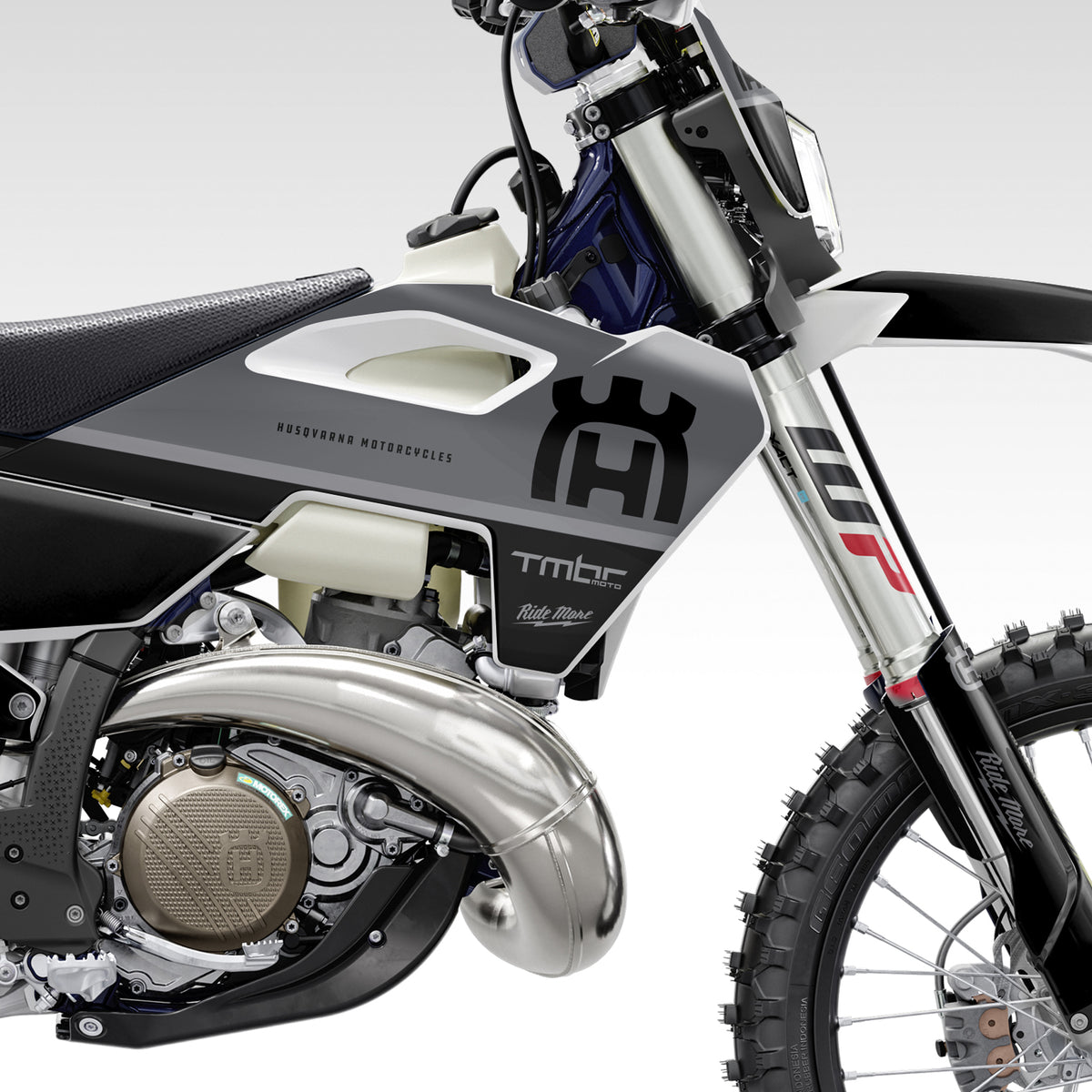 2023 - 2024 HUSQVARNA FE, TE, FX, TX - BASELINE GRAY - GRAPHICS KIT