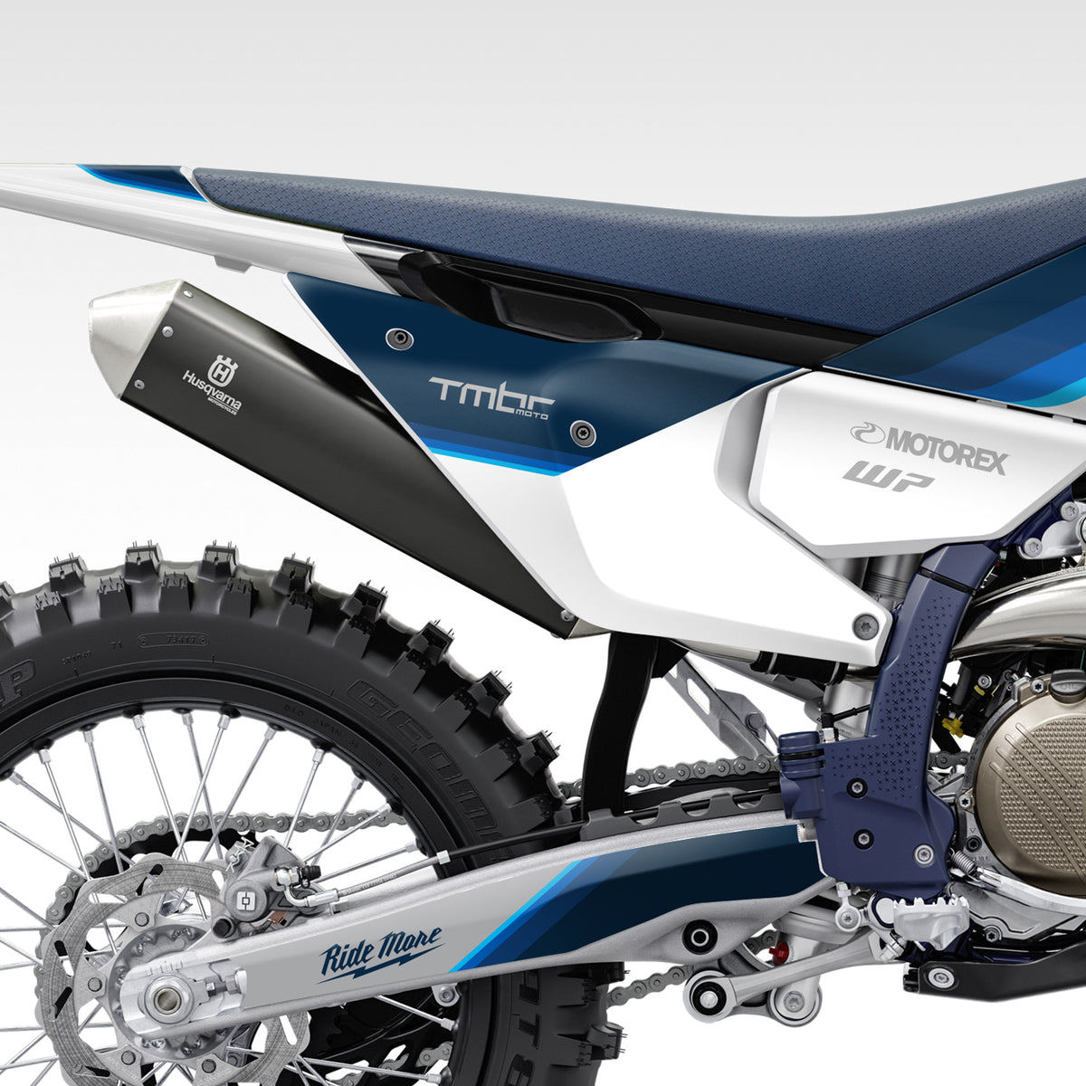 2023 - 2024 HUSQVARNA FE, TE, FX, TX - RETRO BLUE - GRAPHICS KIT