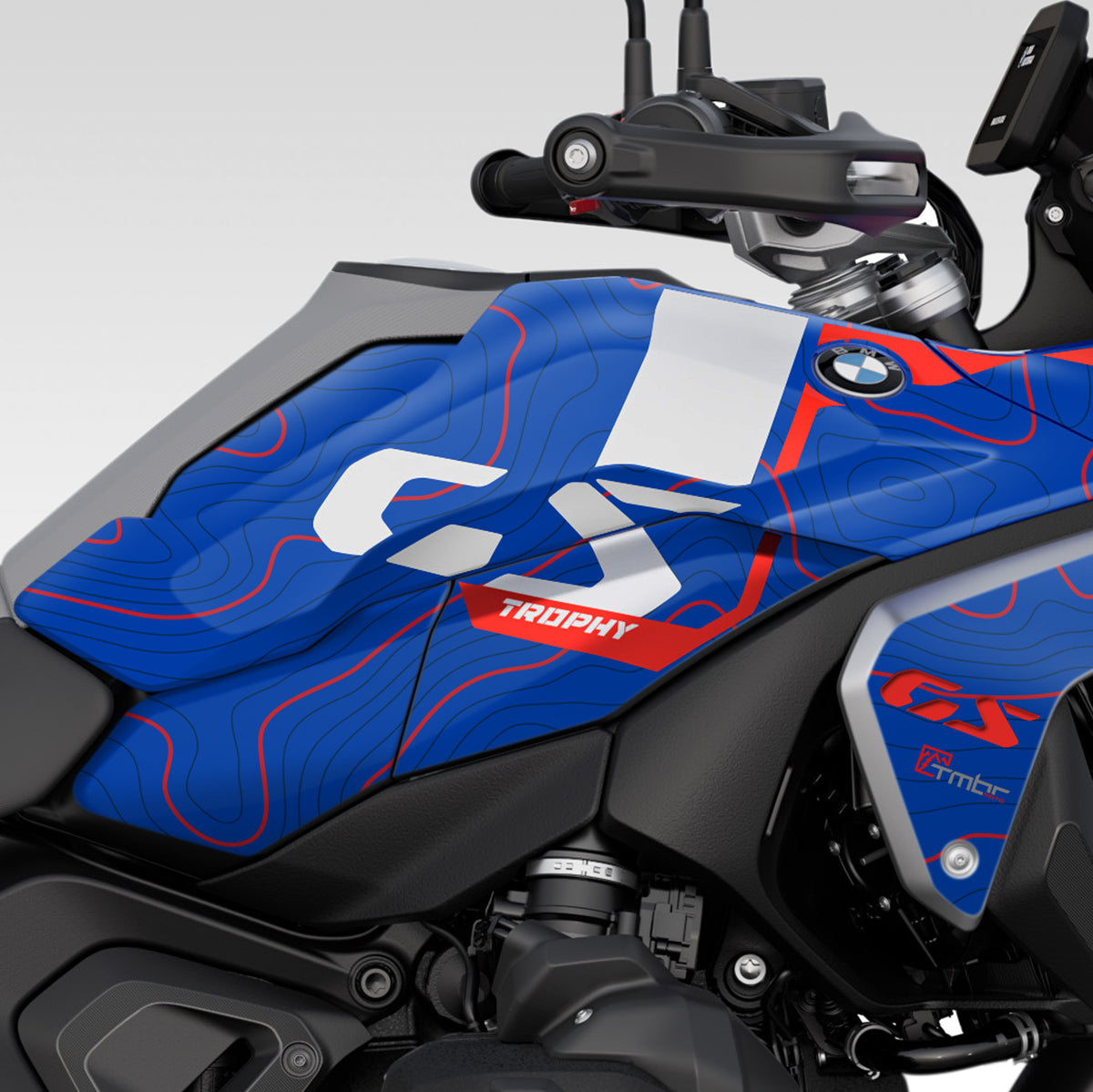 2024 BMW R 1300 GS - TROPHY BLUE TOPO - GRAPHICS KIT