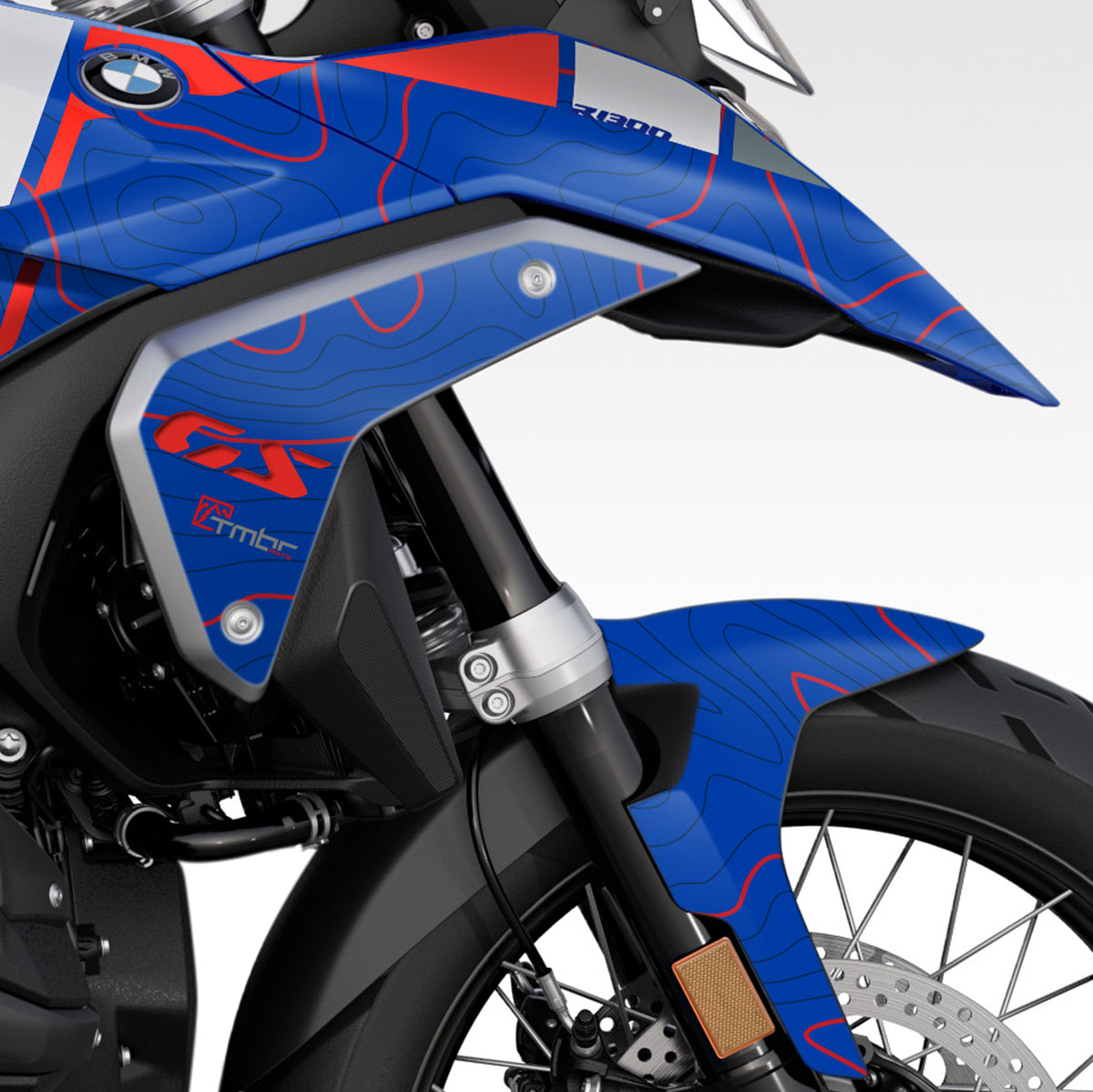 2024 BMW R 1300 GS - TROPHY BLUE TOPO - GRAPHICS KIT