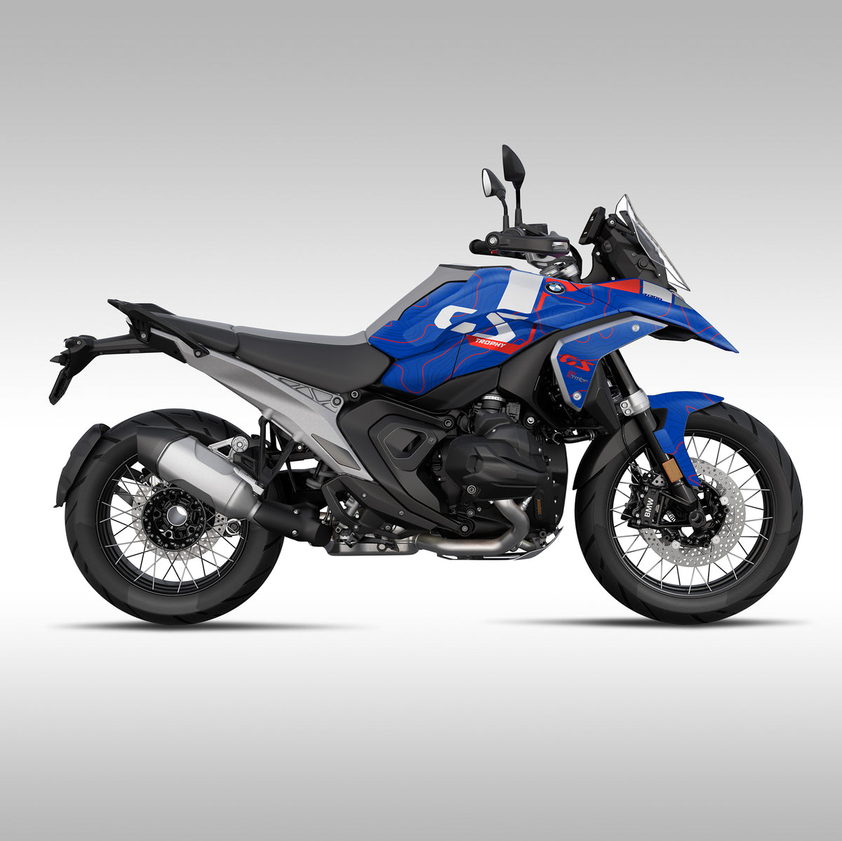 2024 BMW R 1300 GS - TROPHY BLUE TOPO - GRAPHICS KIT