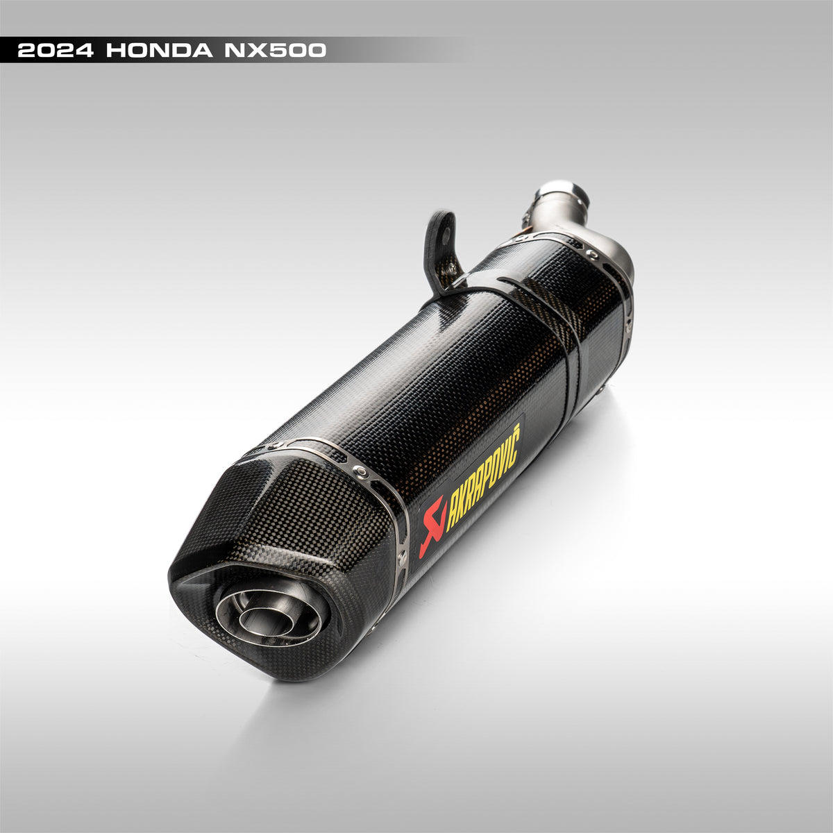 AKRAPOVIC - CARBON FIBER SLIP-ON - 2024 HONDA NX500