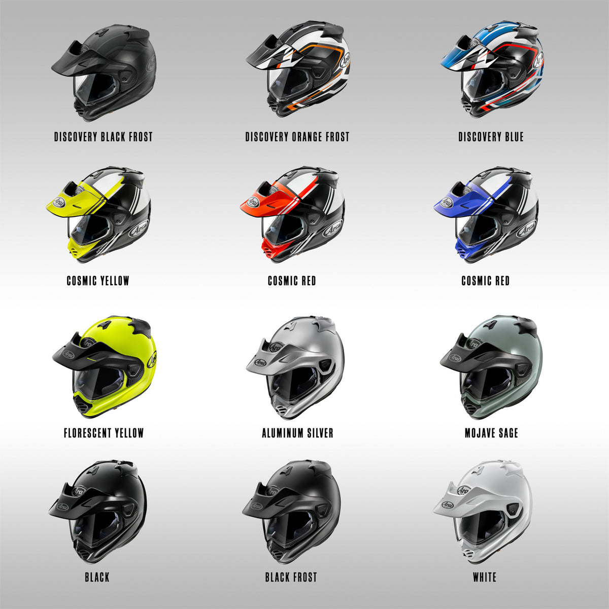 ARAI - XD-5 ADVENTURE HELMET - SOLID COLORS