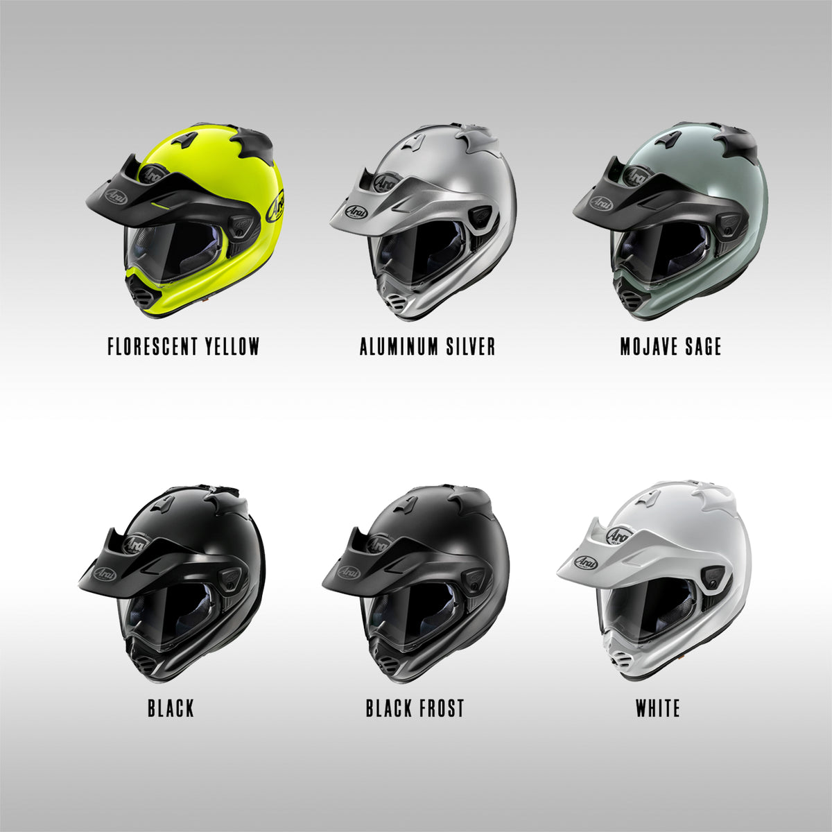 ARAI - XD-5 ADVENTURE HELMET - SOLID COLORS