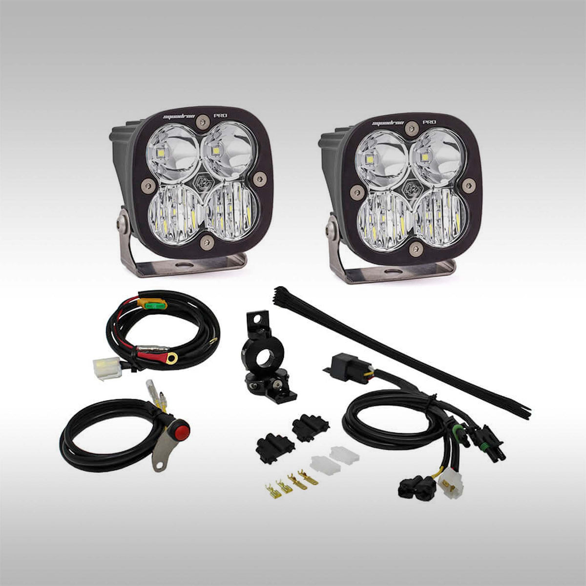 BAJA DESIGNS - ADVENTURE BIKE SQUADRON PRO AUXILIARY LIGHT KIT - UNIVERSAL