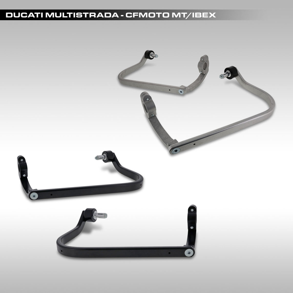 BARKBUSTERS - HAND GUARD KIT - DUCATI MULTISTRADA &amp; CFMOTO MT / IBEX