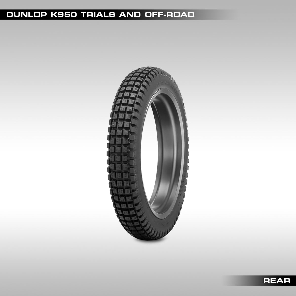 DUNLOP - K950 DOT APPROVED TRIALS TIRE