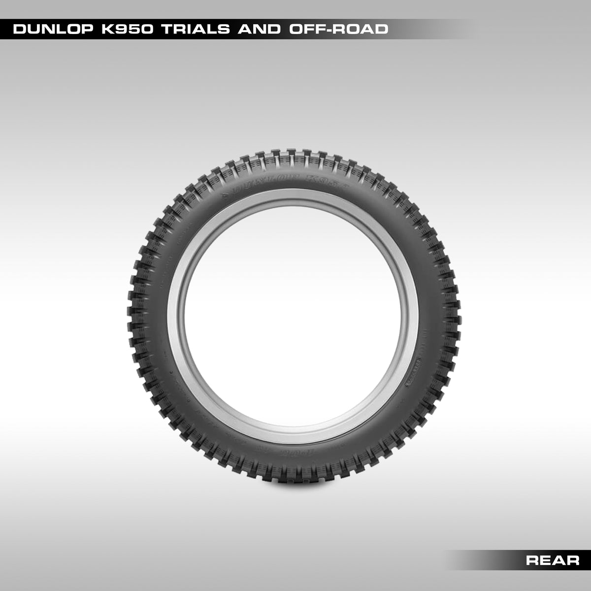 DUNLOP - K950 DOT APPROVED TRIALS TIRE