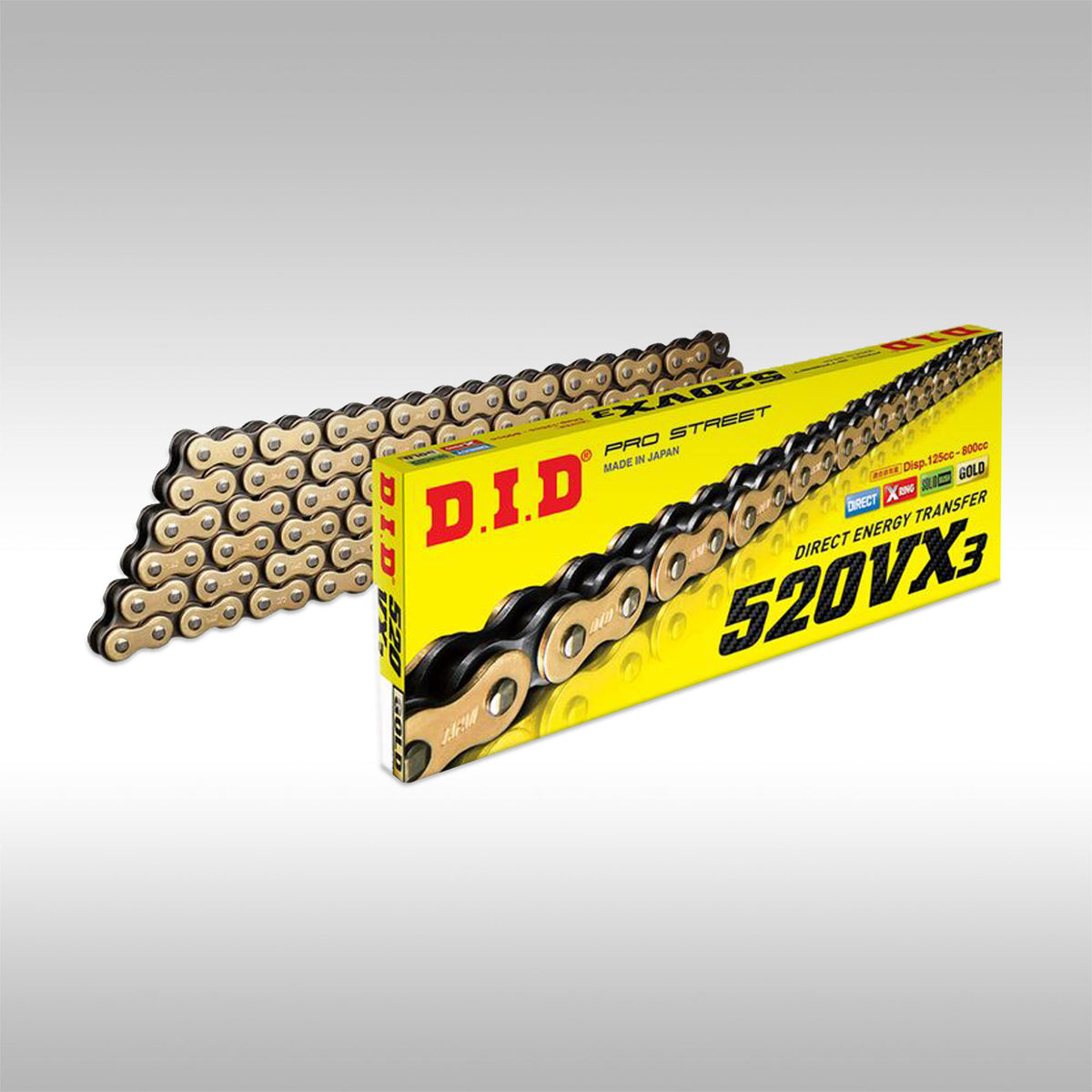 D.I.D - 520VX3 X-RING MOTORCYCLE CHAIN