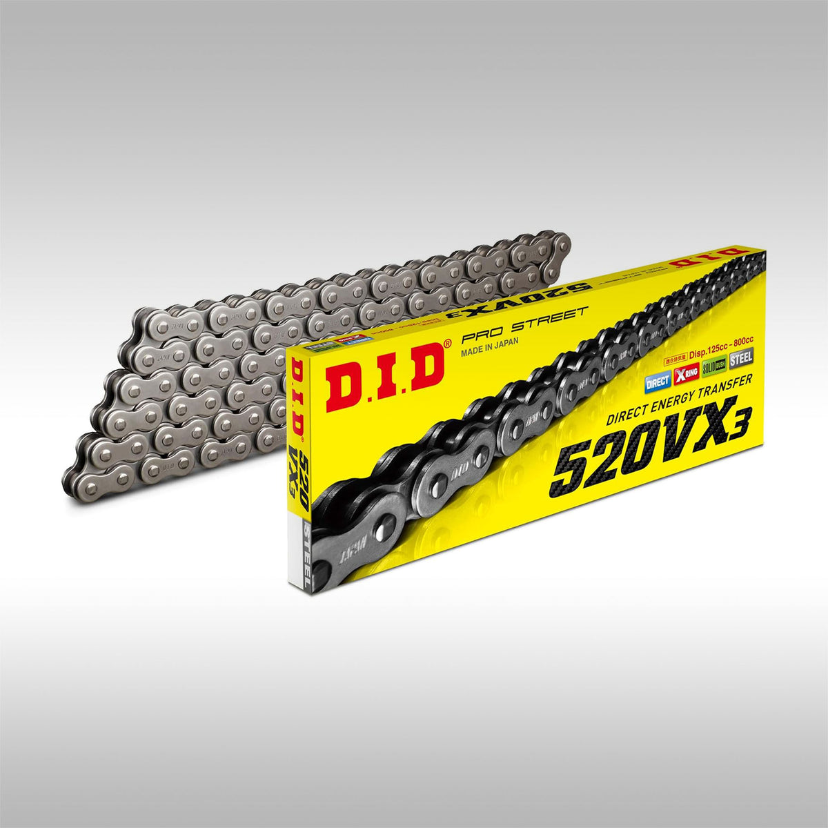 D.I.D - 520VX3 X-RING MOTORCYCLE CHAIN