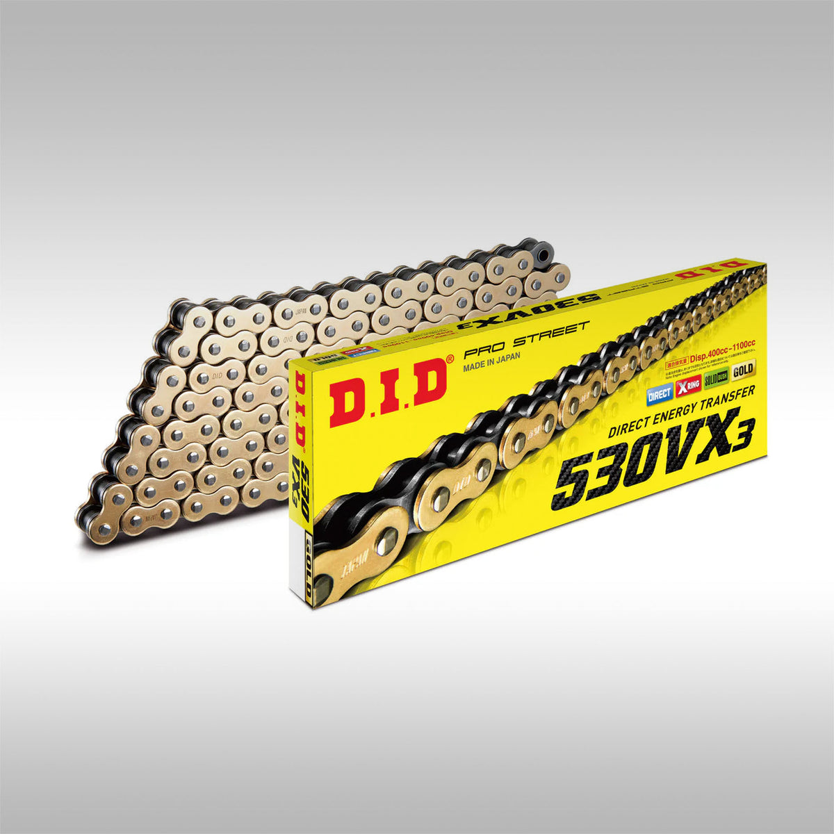 D.I.D - 530VX3 X-RING MOTORCYCLE CHAIN