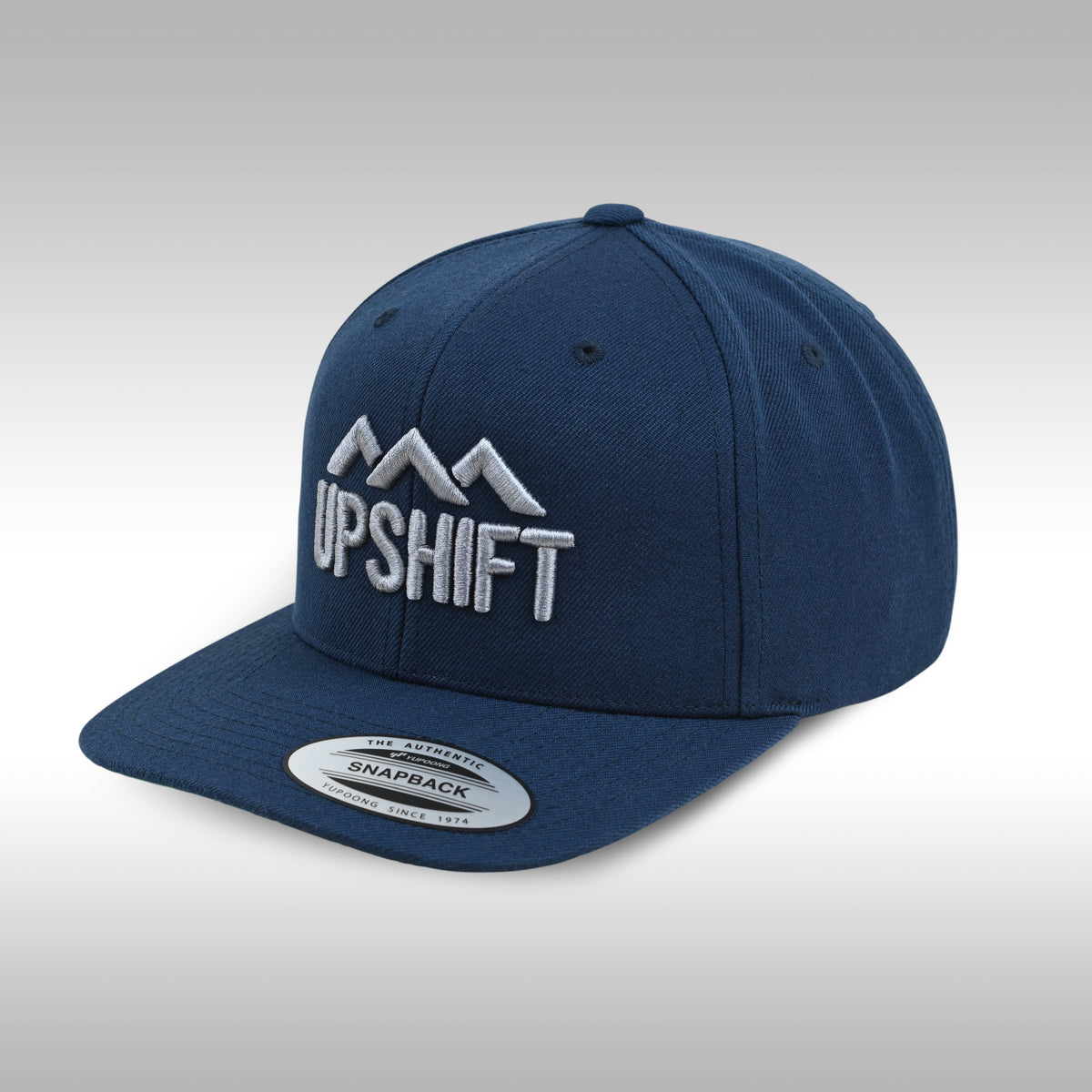 UPSHIFT 3D SNAPBACK HAT NAVY