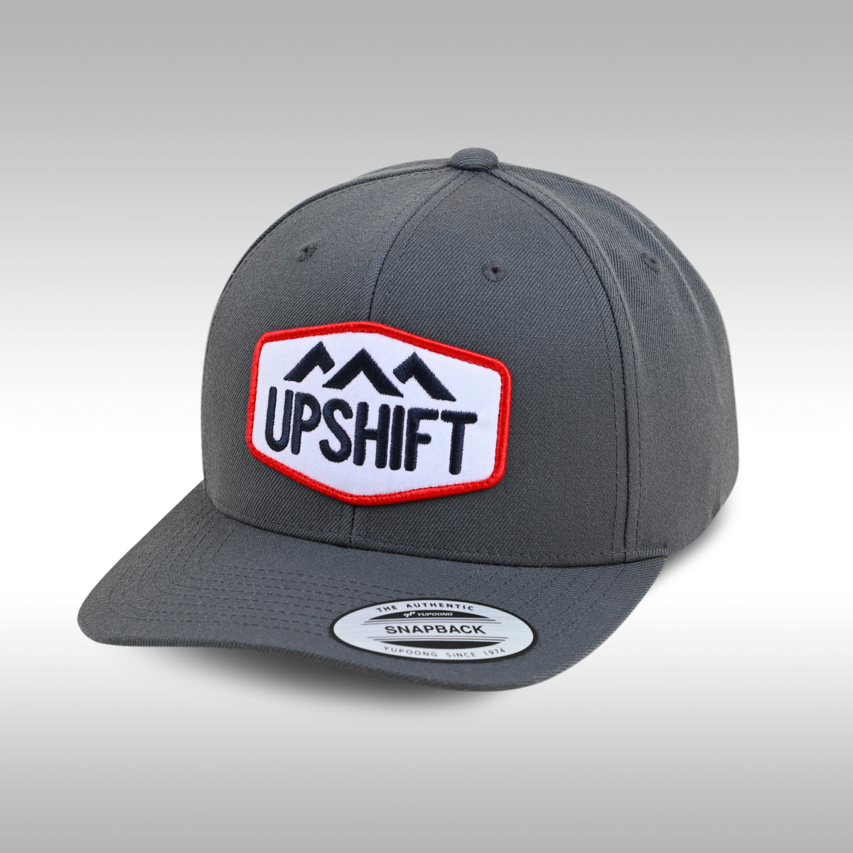 UPSHIFT 3D SNAPBACK HAT SCOUT GRAY