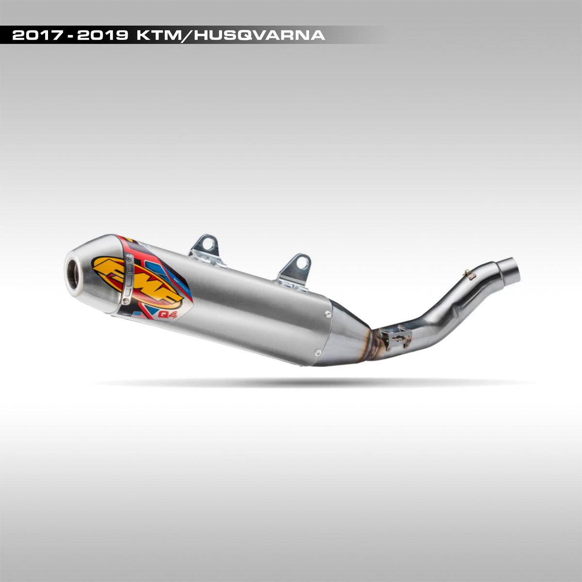 FMF - Q4 HEX SLIP-ON MUFFLER - KTM &amp; HUSQVARNA 2017 - 2019