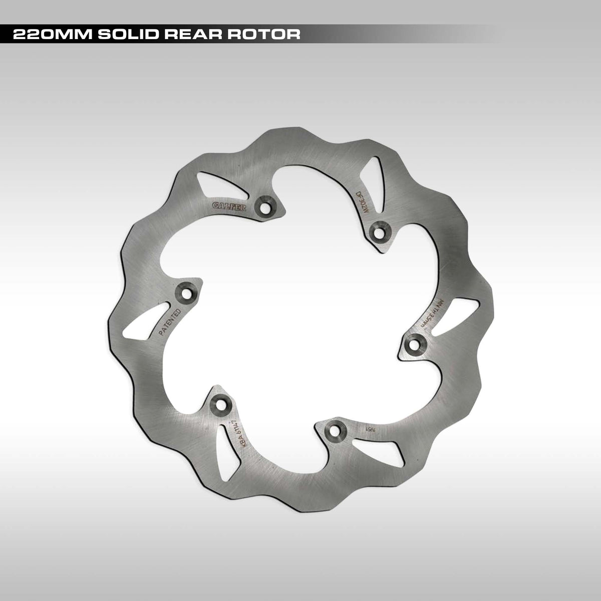 GALFER - REAR 220MM SOLID MOUNT WAVE® ROTOR - SUZUKI DRZ400