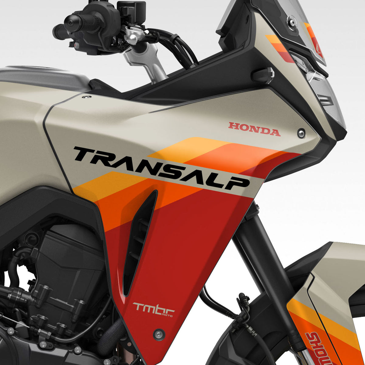 2024 HONDA XL750 TRANSALP - TAN STRIPES GRAPHICS KIT