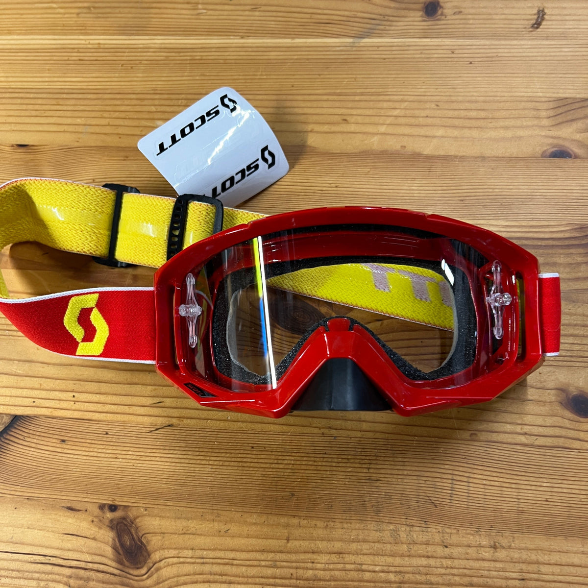 SCOTT SPORTS - TYRANT OFFROAD GOGGLES - ACID RED - GARAGE SALE