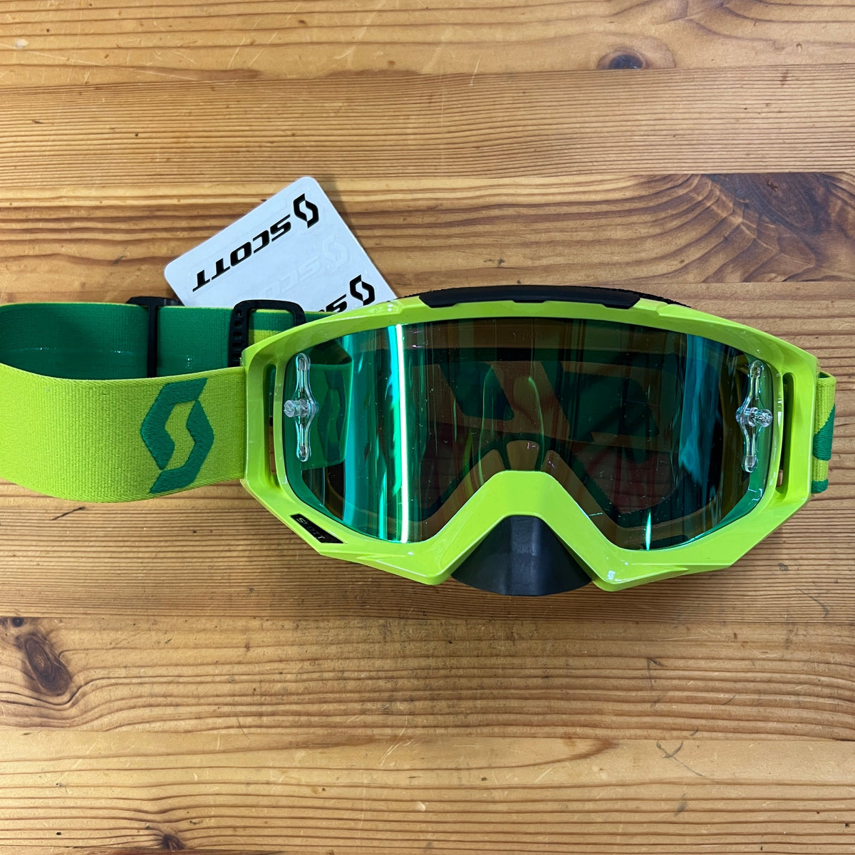 SCOTT SPORTS - TYRANT OFFROAD GOGGLES - ACID GREEN - GARAGE SALE