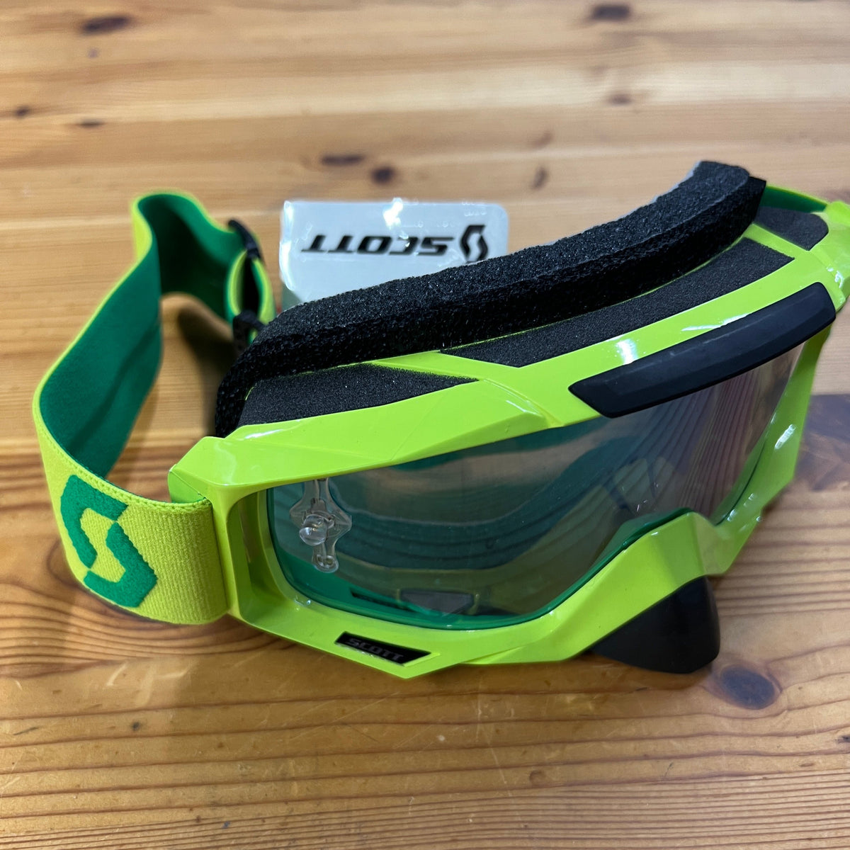 SCOTT SPORTS - TYRANT OFFROAD GOGGLES - ACID GREEN - GARAGE SALE