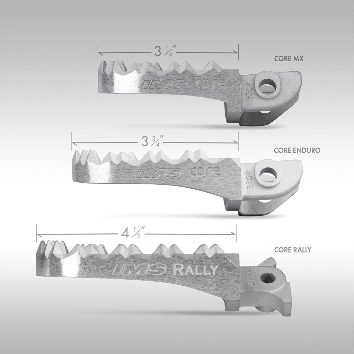 IMS PRODUCTS - CORE ENDURO FOOT PEGS - HONDA