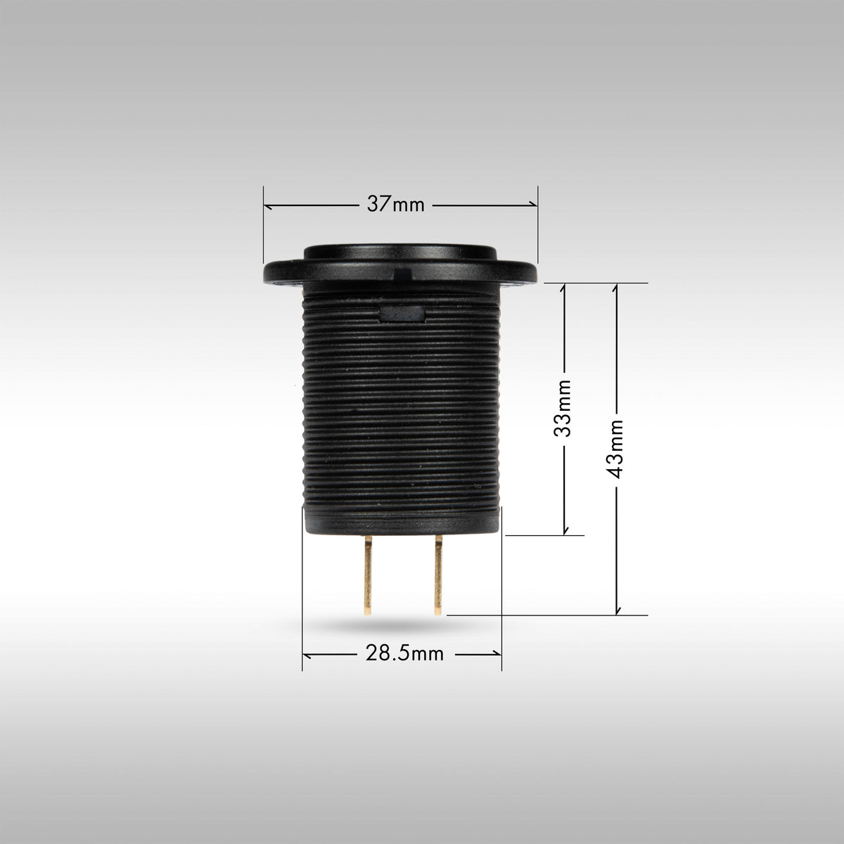 JENSEN - PANEL MOUNT USB A &amp; USB C CHARGER