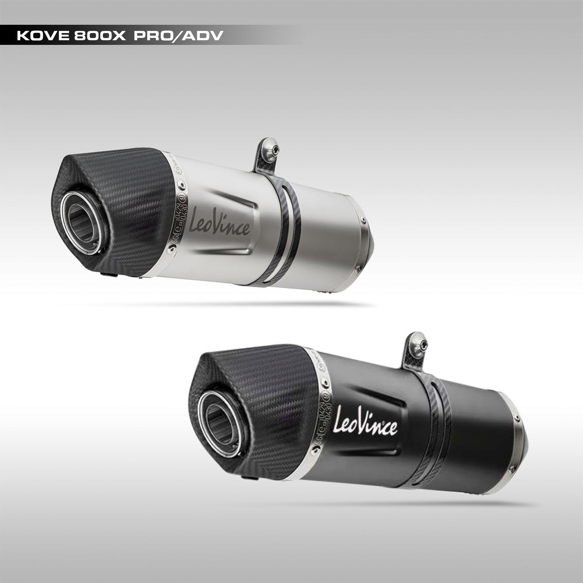 LEOVINCE - LV ONE EVO SLIP-ON MUFFLER - KOVE 800X PRO / ADV