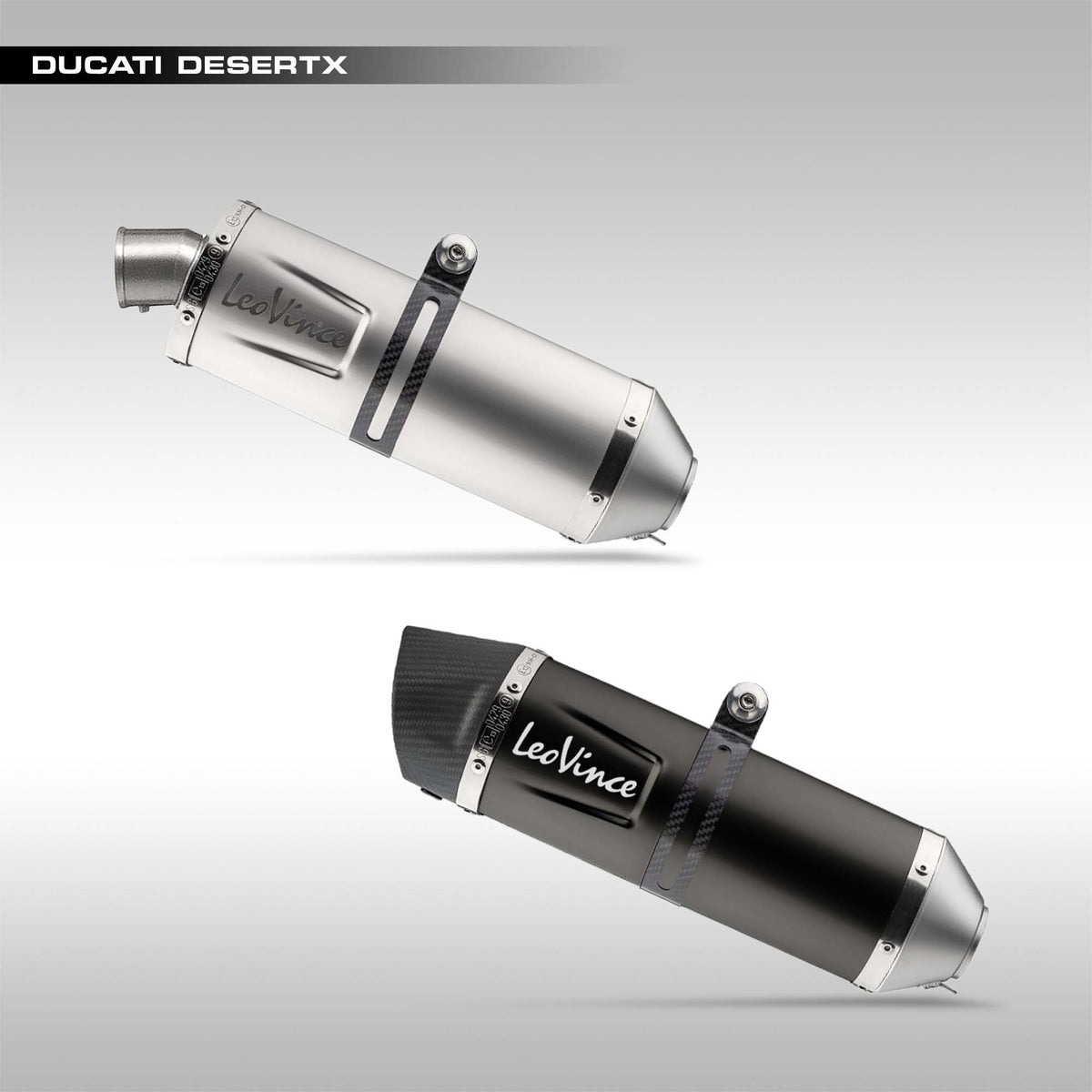 LEOVINCE - LV ONE EVO SLIP-ON MUFFLER - DUCATI DESERTX