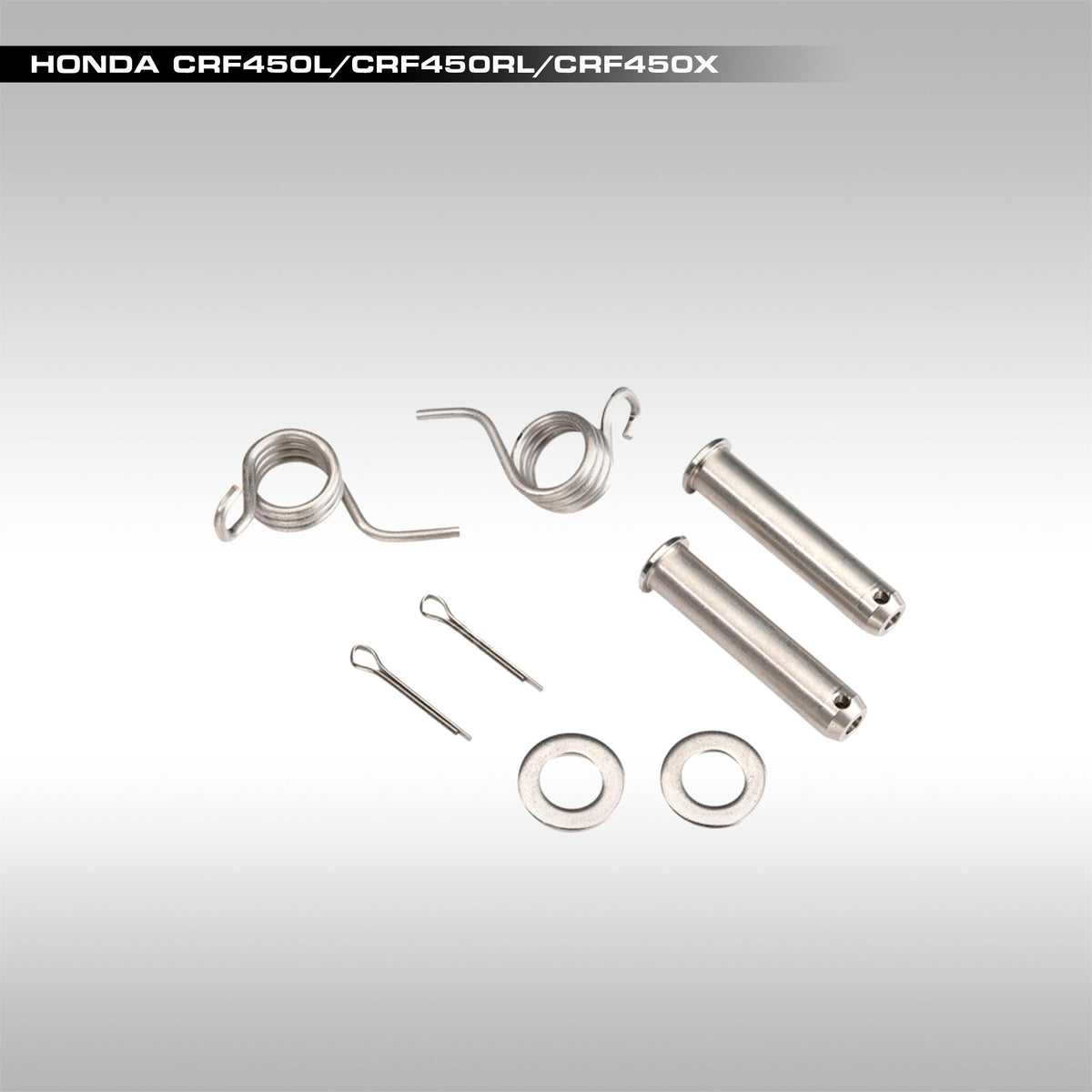 MOOSE RACING - FOOTPEG PIN &amp; SPRING KIT - HONDA CRF450L &amp; CRF450RL