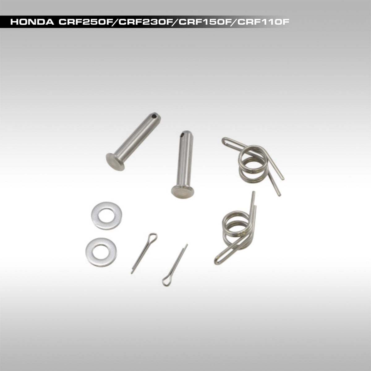 MOOSE RACING - FOOTPEG PIN &amp; SPRING KIT - HONDA CRF230F &amp; CRF250F