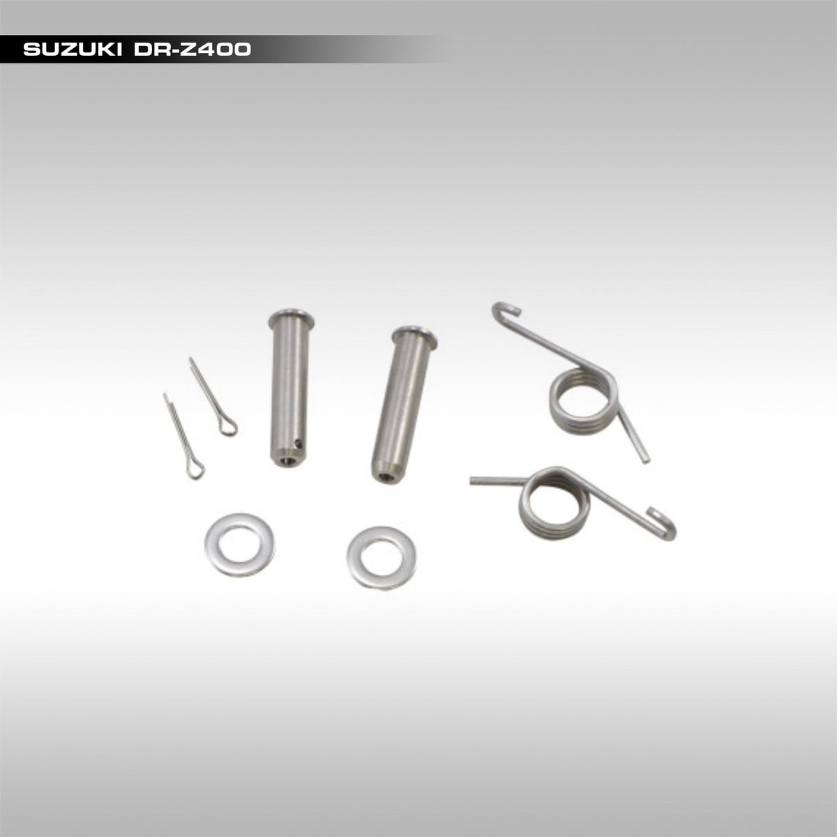 MOOSE RACING - FOOTPEG PIN &amp; SPRING KIT - SUZUKI DRZ400