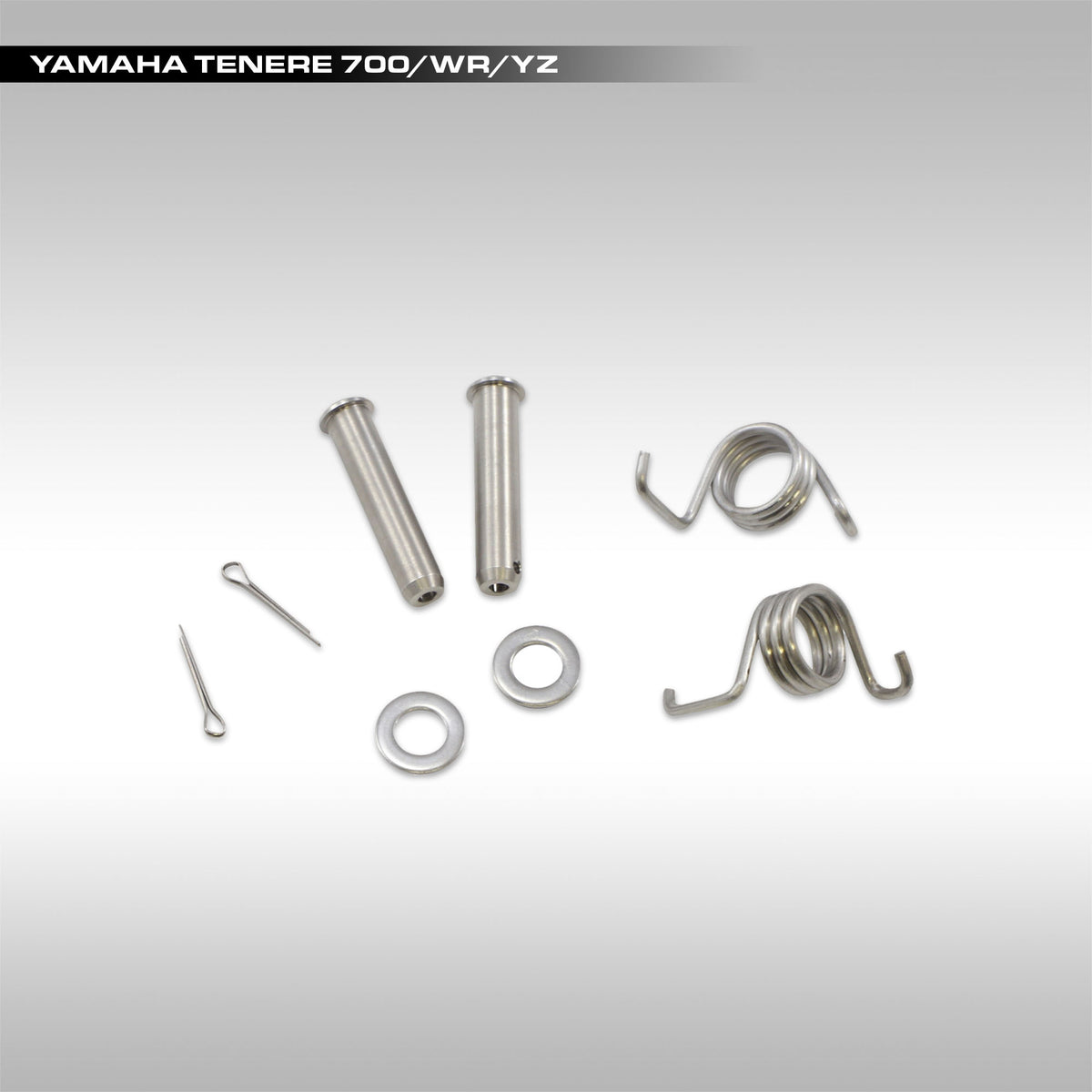 MOOSE RACING - FOOTPEG PIN &amp; SPRING KIT - YAMAHA TENERE 700, WR, YZ