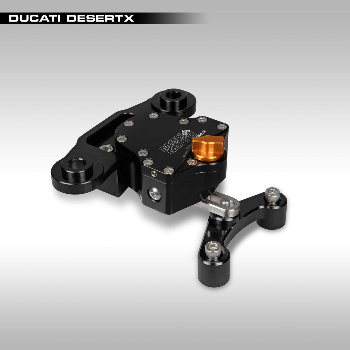 MSC MOTO - RM3 STEERING DAMPER KIT - DUCATI DESERTX