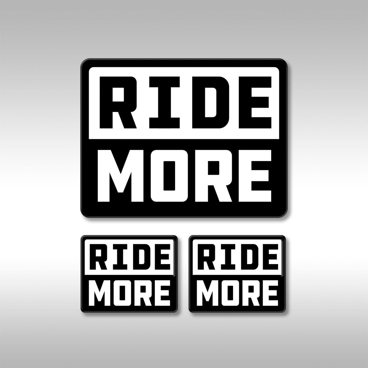 RIDE MORE STICKERS - HEAVY DUTY