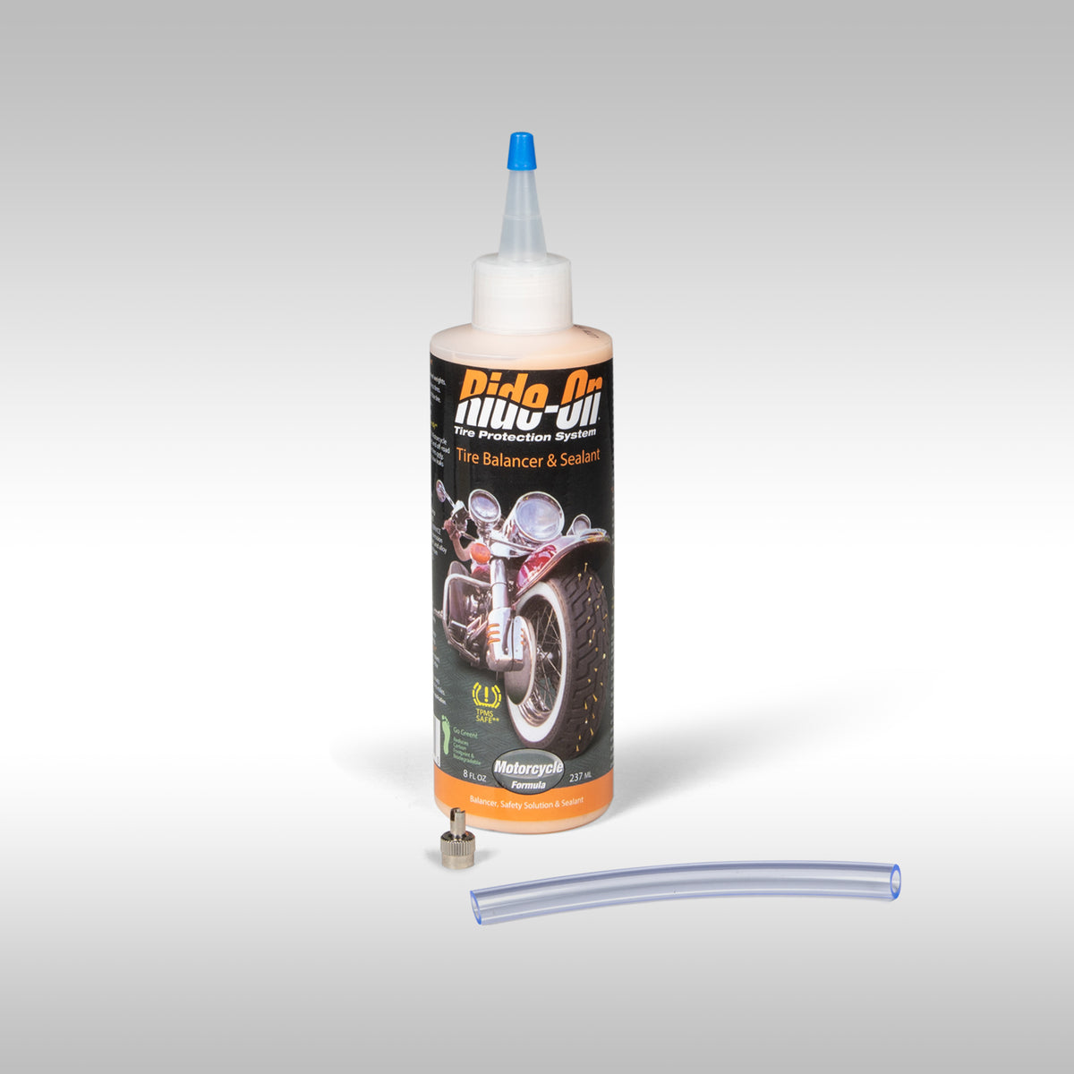 RIDE-ON - MOTORCYCLE SPECIFIC TIRE SEALANT - 8OZ BOTTLE