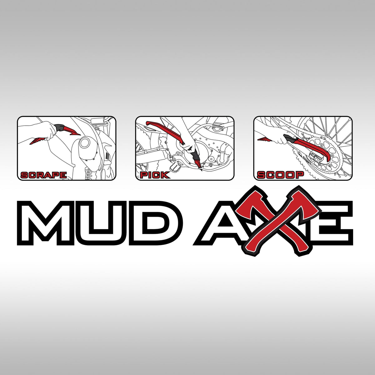 RISK RACING - MUDAXE - POWERSPORTS MUD SCRAPER