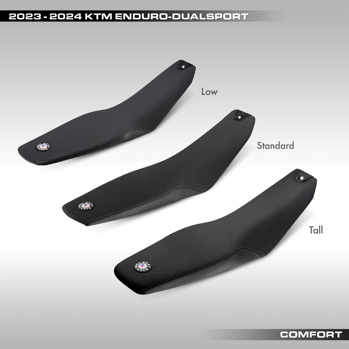 SEAT CONCEPTS - COMFORT SEAT - 2023 - 2024 KTM XC, XC-F, SX, SX-F - 2024 EXC-F, XC-W, XCF-W, XW-F