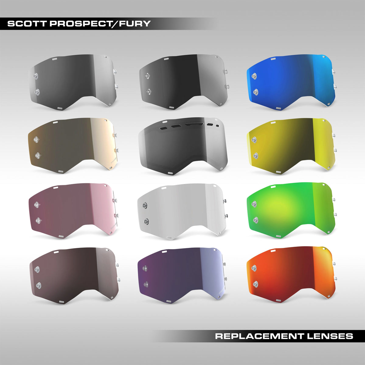 SCOTT GOGGLE - PROSPECT / FURY REPLACEMENT LENSES