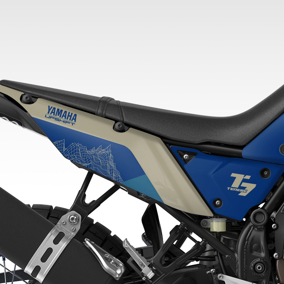 2019 - 2024 YAMAHA TENERE 700 - TMBR TAN/BLUE MOUNTAIN - GRAPHICS KIT