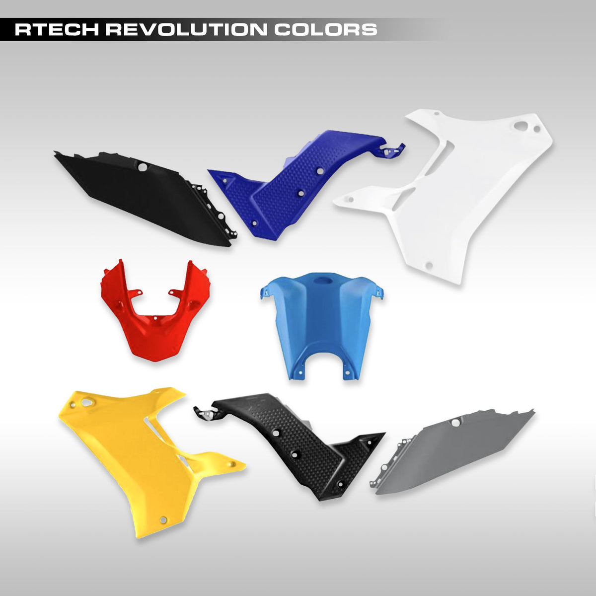 RTECH - REVOLUTION PLASTIC BODY KIT - YAMAHA TENERE 700