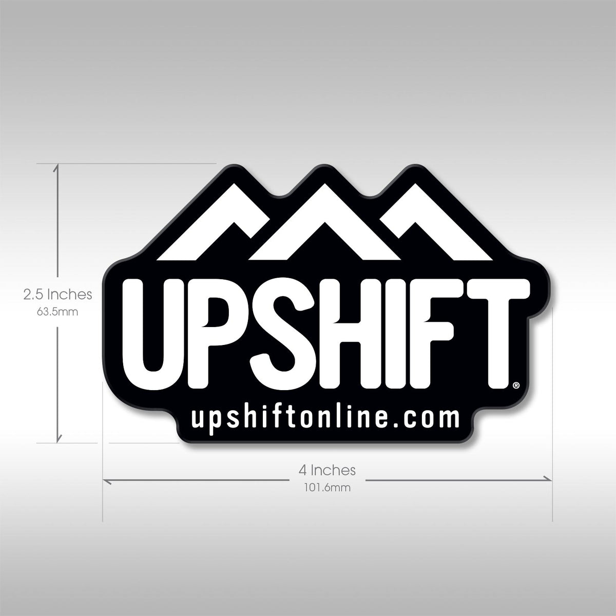 UPSHIFT - HEAVY DUTY LOGO STICKERS