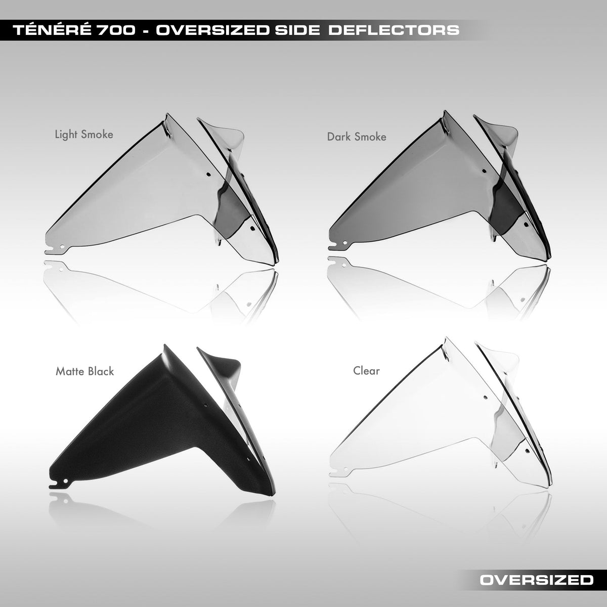 WRS - OVERSIZE SIDE DEFLECTORS - YAMAHA TENERE 700