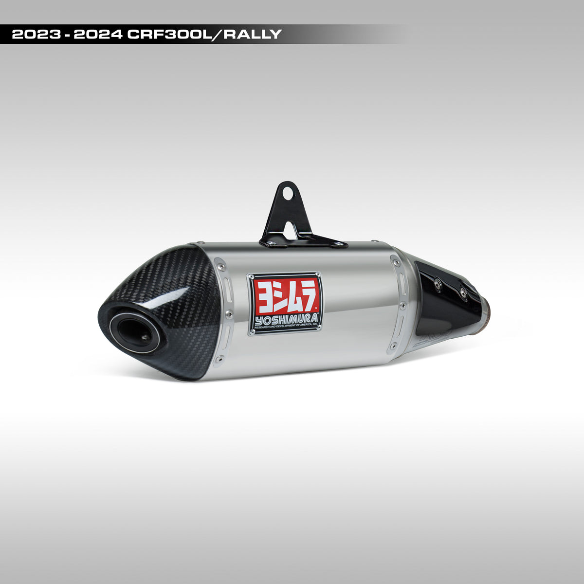 YOSHIMURA - RS-4 STAINLESS SLIP-ON - CRF300L &amp; CRF300L RALLY