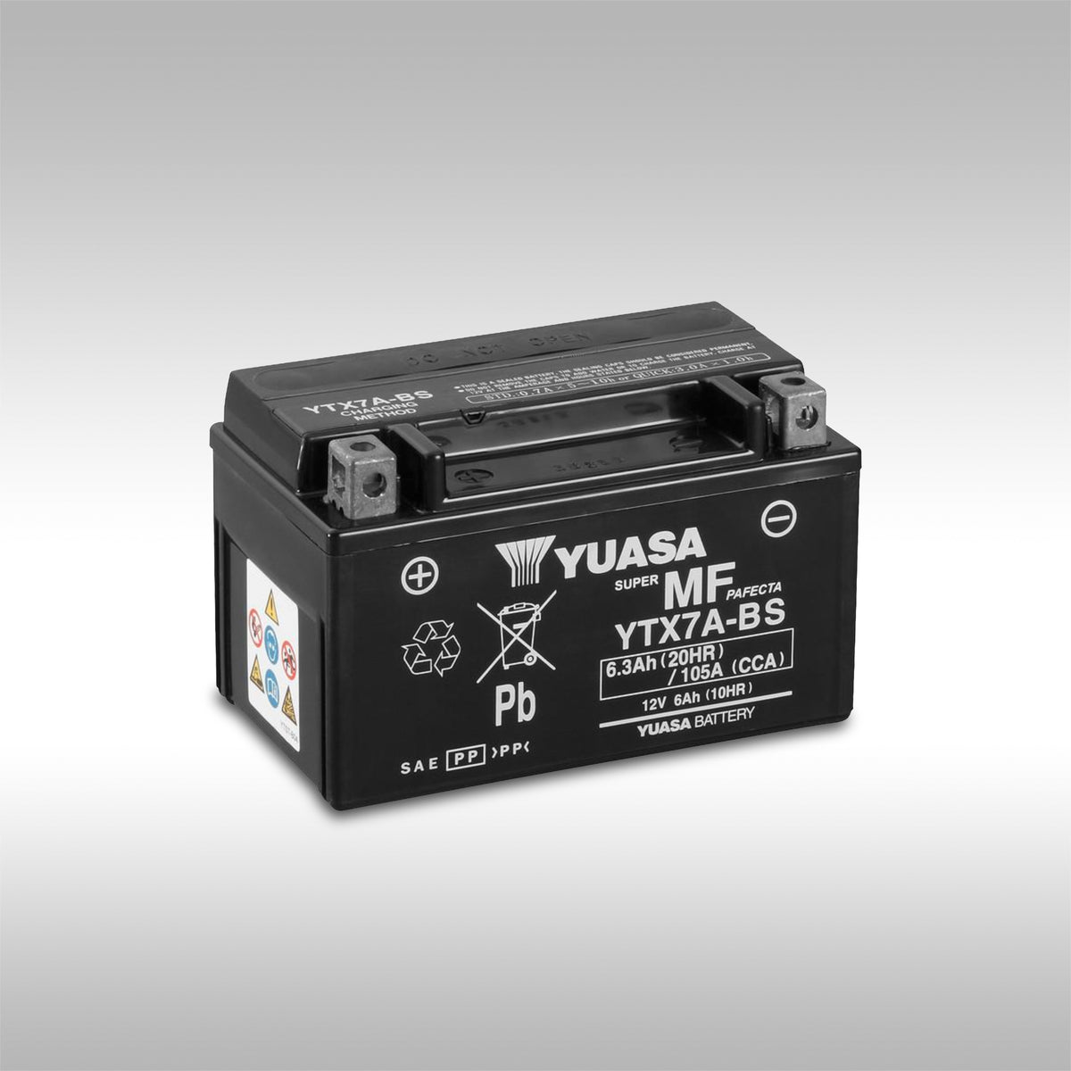 YUASA - YTX7A-BS AGM MAINTENANCE FREE BATTERY