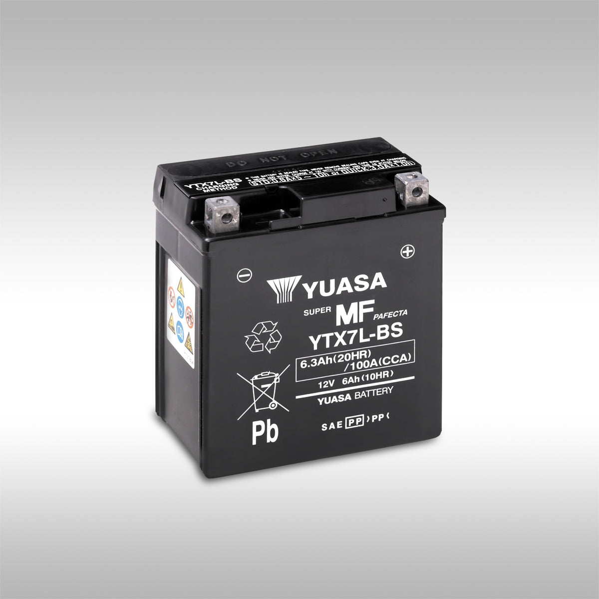 YUASA - YTX7L-BS AGM MAINTENANCE FREE BATTERY