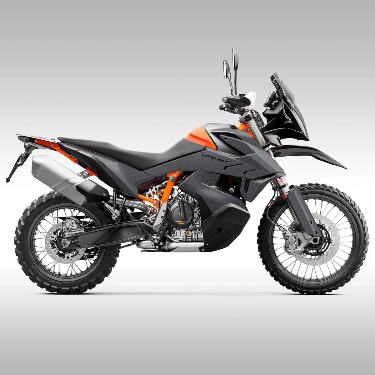 2019 - 2022  KTM 790 / 890 ADVENTURE - GRAY TOPO - GRAPHICS KIT